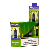 Sour Apple Ice Lost Mary Viz 55K Disposable Vape Packaging