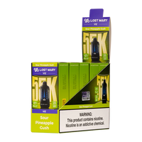 Sour Pineapple Gush Lost Mary Viz 55K Disposable Vape Packaging