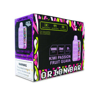 Kiwi Passion Fruit Guava Lost Vape Orion Bar 10000 - Black Coral