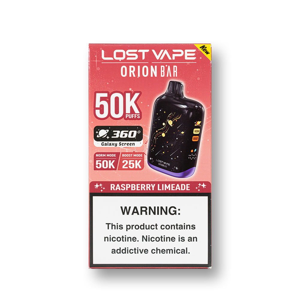 Raspberry Limeade - Lost Vape Orion Bar 50K V2 | Online Vape Shop