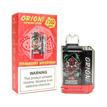 Strawberry Watermelon Lost Vape Orion Bar 7500 disposable vape packaging 