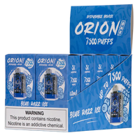 Blue Razz Ice Lost Vape Orion Bar 7500 disposable vape packaging 