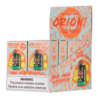 Peach Mango Watermelon Lost Vape Orion Bar 7500 disposable vape packaging 