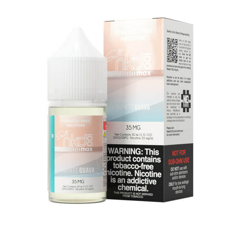 Max White Guava Ice by Naked Max 30ml - Black Coral