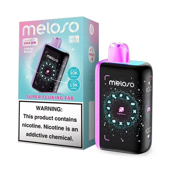Super Fcuking Fab Meloso 30000 Disposable Vape Packaging