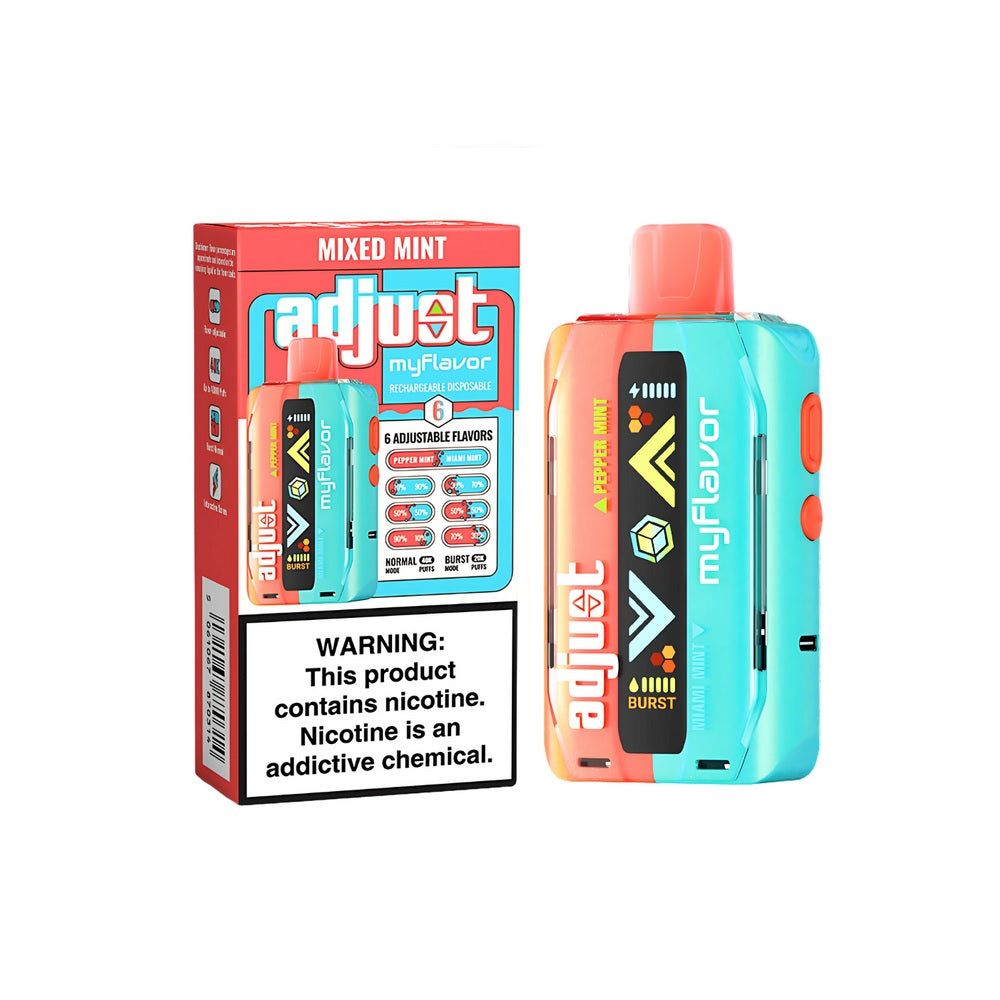 mixed mint adjust myflavor 40k puffs box | Online Vape Shop