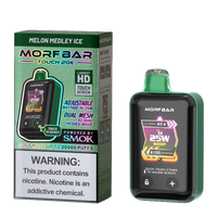 Melon Medley Ice Morf Bar Touch 20K disposable vape packaging