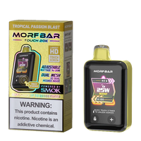 Tropical Passion Blast Morf Bar Touch 20K disposable vape pakaging 