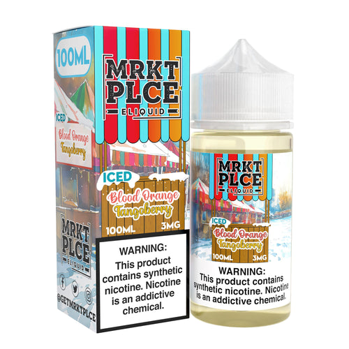 Iced Blood Orange Tangoberry - MRKT PLCE 100ml | Online Vape Shop