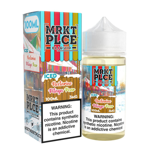 Iced Nectarine Pitaya Pear - MRKT PLCE 100ml | Online Vape Shop