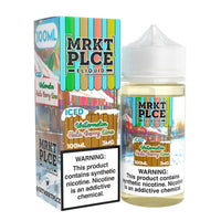 Iced Watermelon Hulaberry Lime MRKT PLCE Eliquid packaging