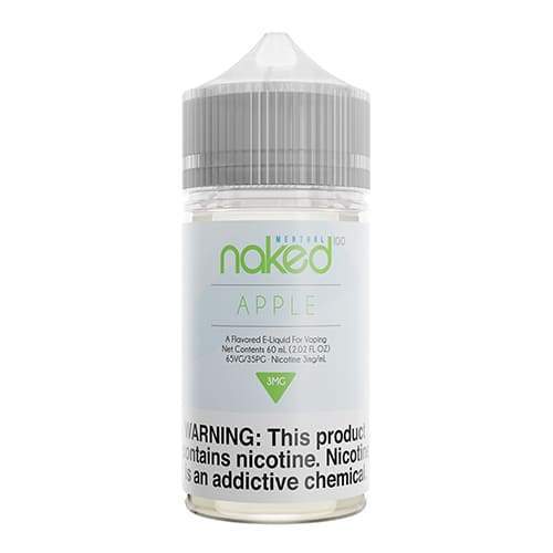 Apple Cooler by Naked 100 Menthol 60ml - Black Coral