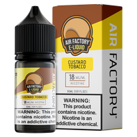 Custard Tobacco Air Factory Salt - 30ml - Black Coral