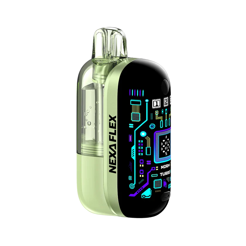 Sour Apple Ice Disposable Vape - Nexa Flex 40K Kit Visible Edition 