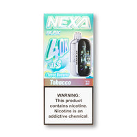 Tobacco Nexa Flex 40K Kit Visible Edition disposable vape packaging