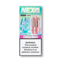 Cherry Bomb Nexa Flex 40K Pod Visible Edition disposable vape packaging