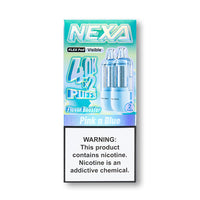 Pink n Blue Nexa Flex 40K Pod Visible Edition disposable vape packaging