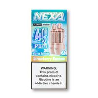 Strawberry Banana Nexa Flex 40K Pod Visible Edition disposable vape packaging