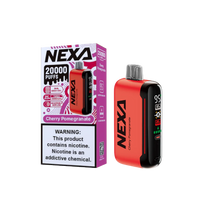 Cherry Pomegranate Nexa N20000  disposable vape packaging 