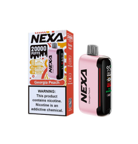 Georgia Peach Nexa N20000  disposable vape packaging 