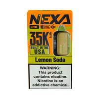 Lemon Soda Nexa Pix 35000 Disposable Vape Packaging