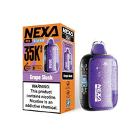 Grape Slush Nexa Pix Slush 35K Disposable Vape Packaging 