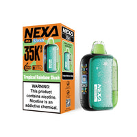 Tropical Rainbow Nexa Pix Slush 35K disposable vape packaging 
