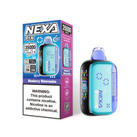 Blueberry Watermelon Nexa PIX 35000 Disposable Vape Packaging 