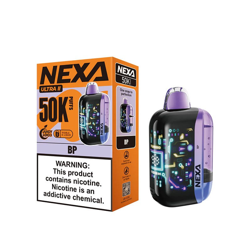  BP Nexa Ultra II 50K Disposable Vape Packaging 