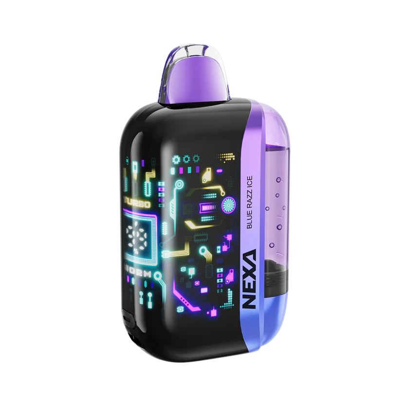 Blue Razz Ice Disposable Vape - Nexa Ultra II 50K 