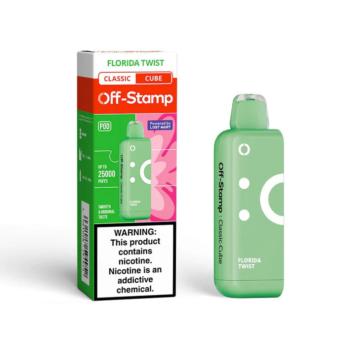 Florida Twist - OffStamp Classic Cube 25K Pod | Online Vape Shop Florida Twist - OffStamp Classic Cube 25K Pod | Online Vape Shop