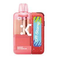 Bangin Watermelon Disposable Vape -Off-Stamp X-Cube Crystal 35k Kit