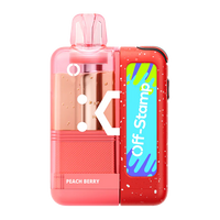 Peach Berry Disposable Vape - Off Stamp Crystal Cube 35K Kit