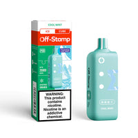 Cool Mint Off Stamp Ice Cube 25K Pod disposable vape packaging