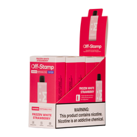 Forzen White Strawberry Off Stamp SW9000 Pod disposable vape packagin 