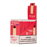 Strawberry Banana Off Stamp SW9000 Pod disposable vape packaging