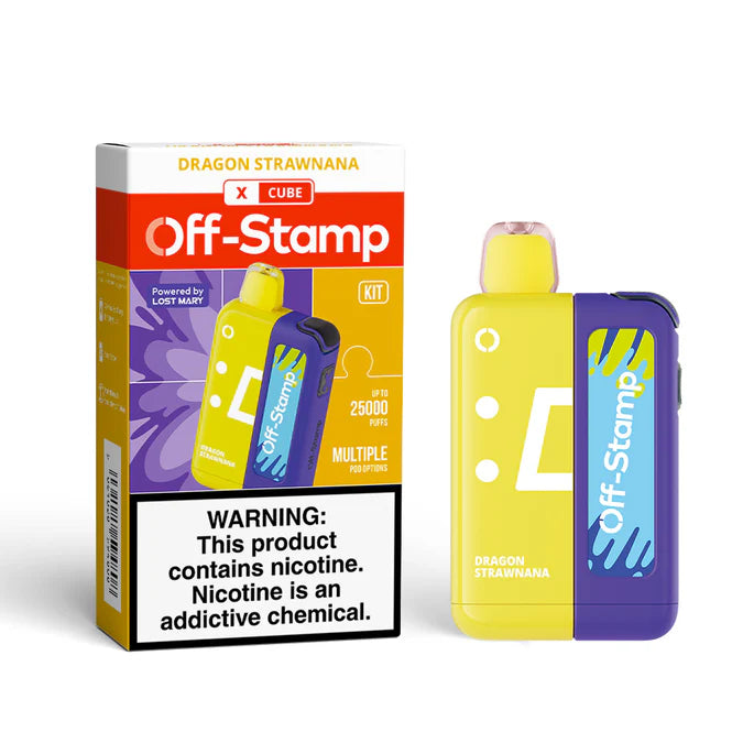 Dragon Strawnana - OffStamp XCube 25K Kit | Online Vape Shop Dragon Strawnana - OffStamp XCube 25K Kit | Online Vape Shop