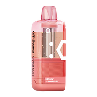 Bangin Strawberry Disposable Vape - Off-stamp X-Cube Crystal 35K 