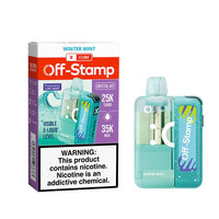 Off-Stamp X-Cube Crystal 35K Kit Winter Mint Disposable Vape - Black Coral