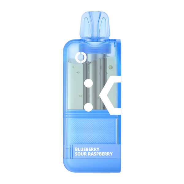 Blueberry Sour Raspberry Disposable Vape - Off-Stamp X-Cube Crystal 35K Pod