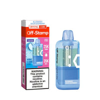Blueberry Sour Raspberry Off-Stamp X-Cube Crystal 35K Pod disposable vape packaging