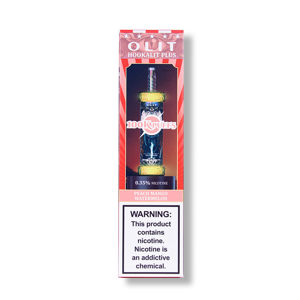 Peach Mango Watermelon OLIT HookaLit Plus 100K|Online Vape Peach Mango Watermelon OLIT HookaLit Plus 100K|Online Vape