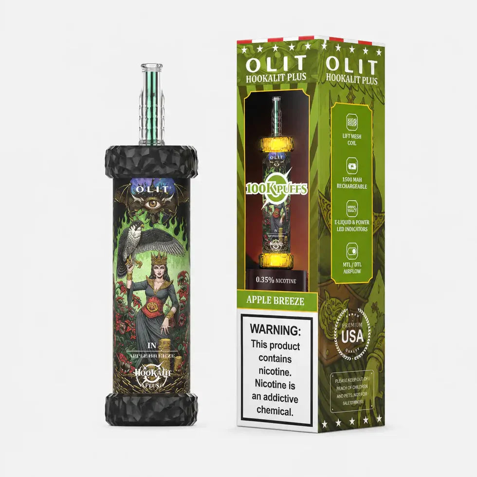 Apple Breeze - Olit Hookalit Plus 100K Disposable Vape 