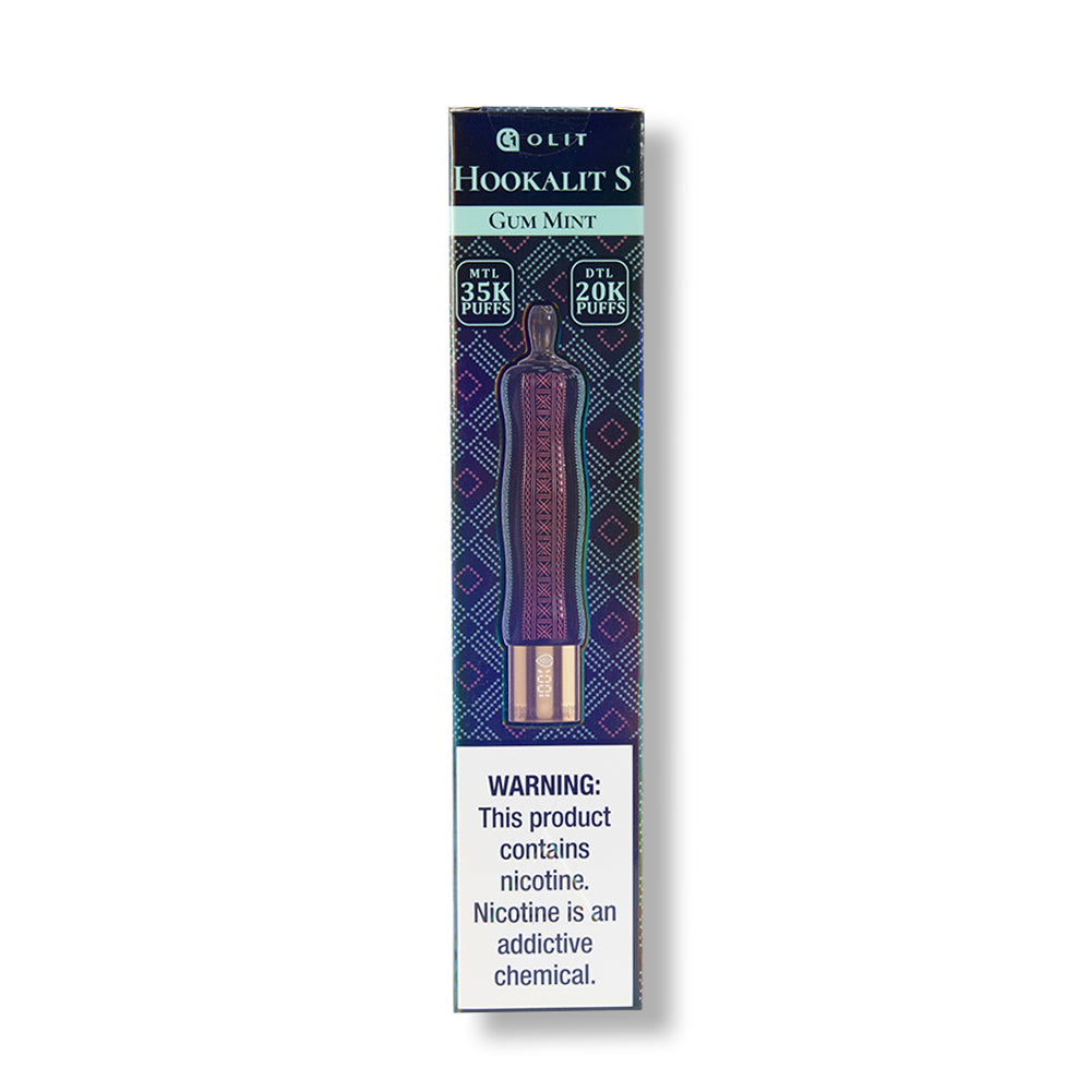 Gum Mint Olit Hookalit S 35K Disposable Vape Packaging 