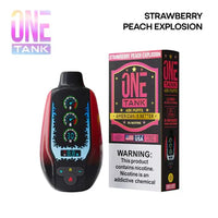 Strawberry Peach Explosion - One Tank 40K disposable vape packaging 