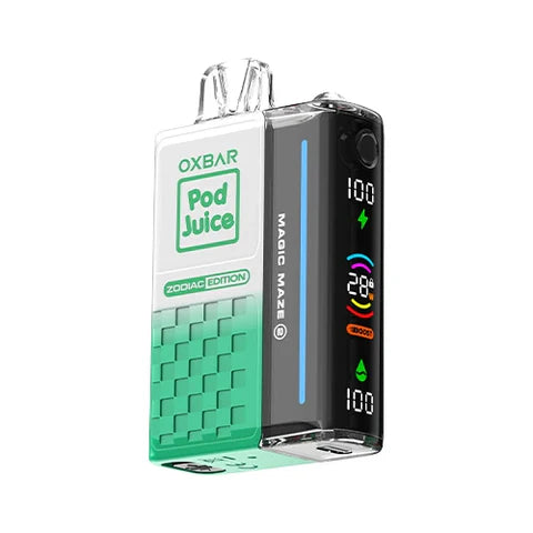 Oxbar Magic Maze 2.0 Pod Juice 30K Clear Jewel Disposable Vape - Black Coral