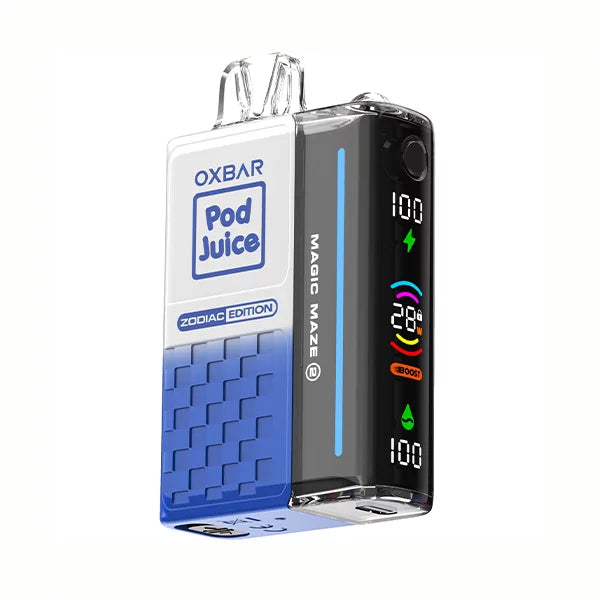 Oxbar Magic Maze 2.0 Pod Juice 30K Blue Slushy Ice Disposable Vape - Black Coral