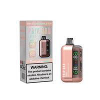 Kiwi Straw Bubble Gum Priv Bar Turbo 15000 disposable vape packaging 