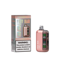 Peach Berry Ice Priv Bar Turbo 15000 disposable vape packaging