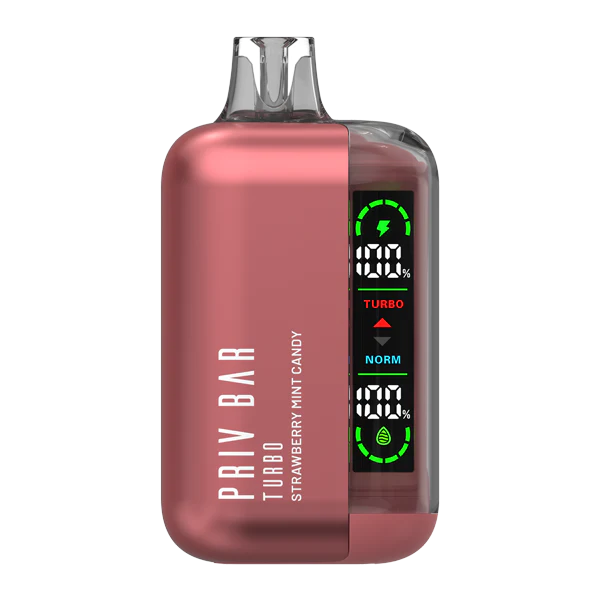 Strawberry Mint Candy - Priv Bar Turbo 15000 